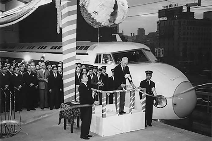 1964-10-1・東海道新幹線開業発車式