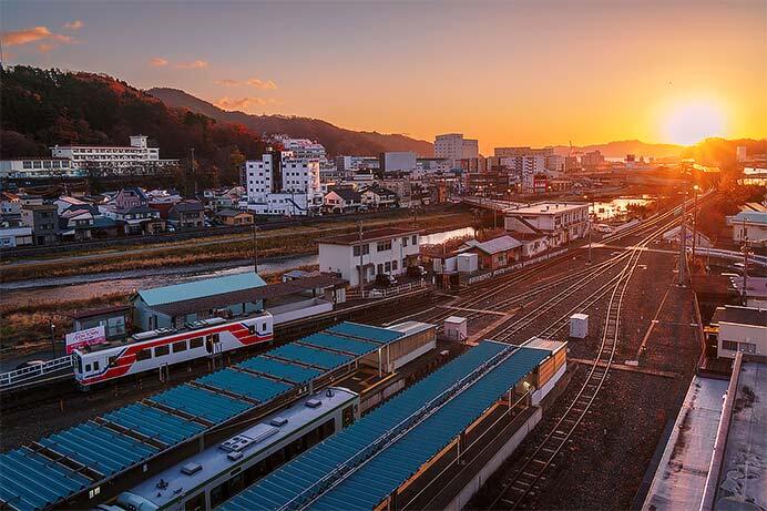 叡山電鉄・三陸鉄道「悠久の風～南部風鈴によせて～」を開催