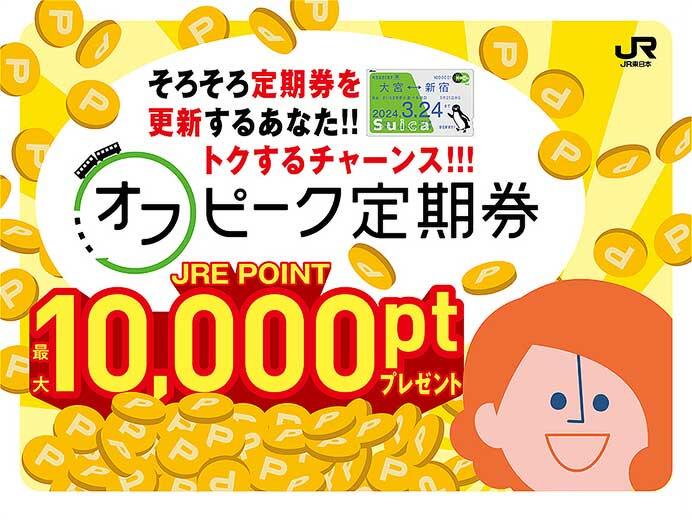 JR東日本「はじめよう！オフピーク定期券」キャンペーンを開催