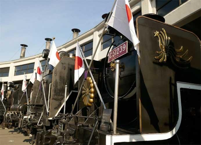 京都鉄道博物館で「新春SL頭出し展示」を開催