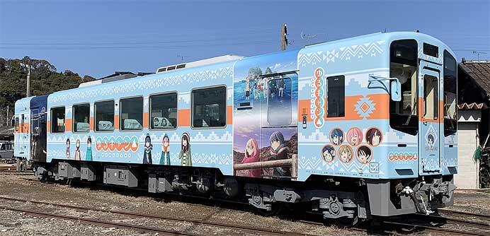 天竜浜名湖鉄道で「ゆるキャン△ラッピング列車さよならイベント」開催