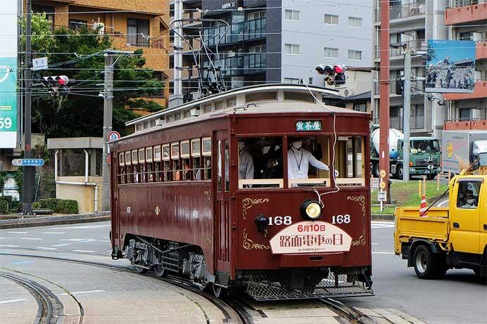 長崎電気軌道「路面電車の日」記念電車運転