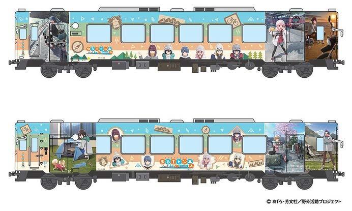 天竜浜名湖鉄道で「『ゆるキャン△SEASON3』ラッピング列車 お披露目式」開催