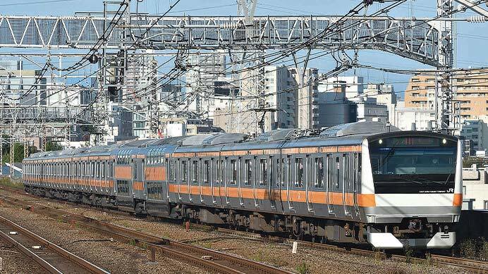 中央快速線でE233系12両編成が営業運転開始