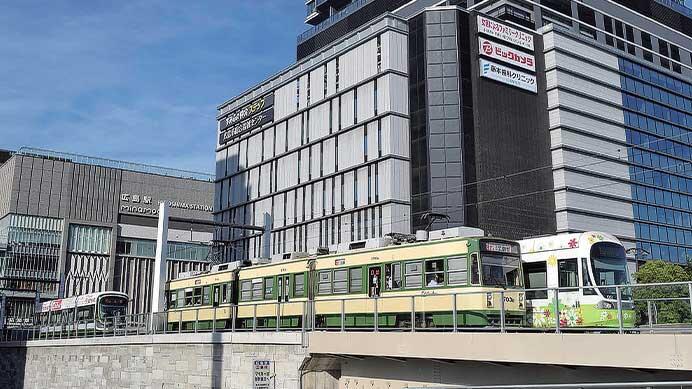  広島電鉄 新線「駅前大橋ルート」開業