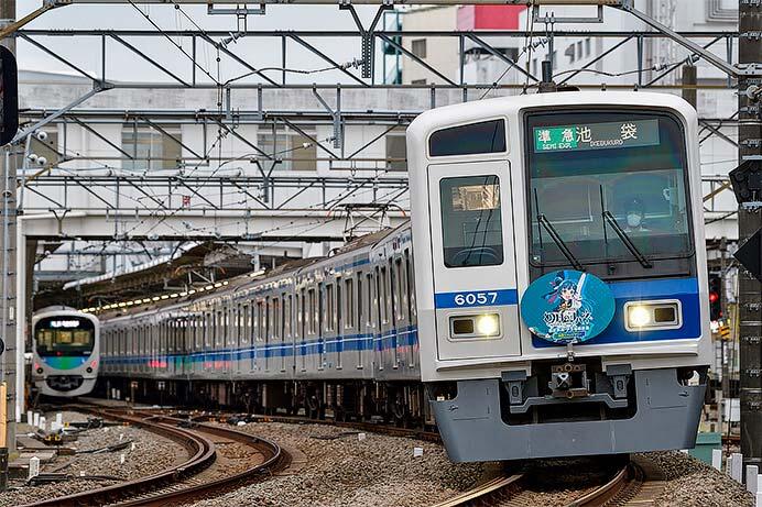 西武鉄道6000系「『幻日のヨハネ』スタンプラリー記念トレイン」の運転開始