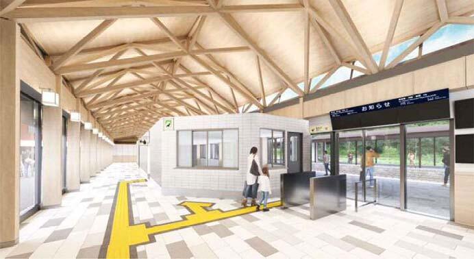 JR北海道，室蘭本線 登別駅のバリアフリー化・駅舎整備に着手