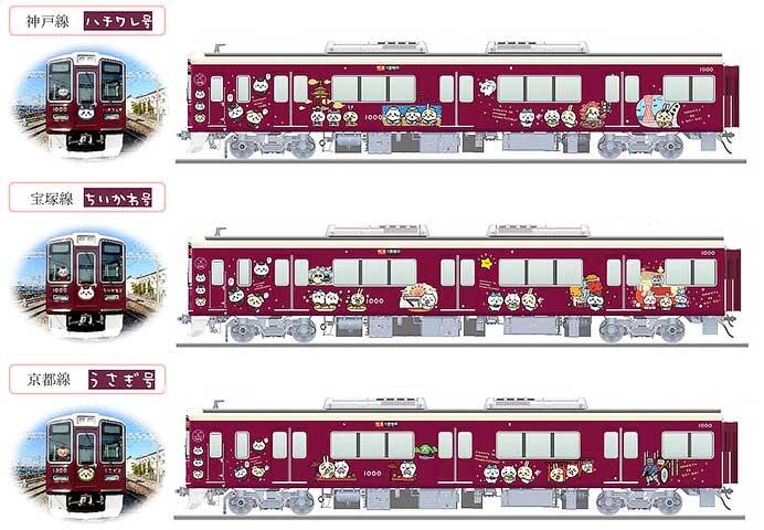 阪急電鉄×「ちいかわ」 コラボレーション企画を実施 〜装飾列車の運転 