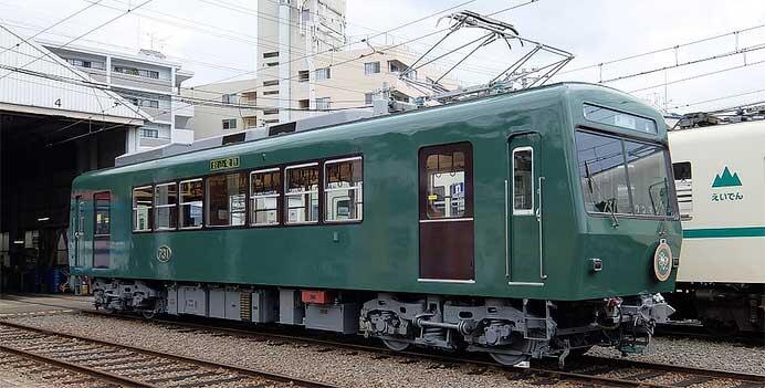 叡山電鉄，「ノスタルジック731」現行デザインの運行を9月3日に終了