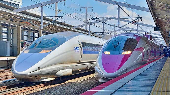500系新幹線を使用した団体臨時列車が運転される
