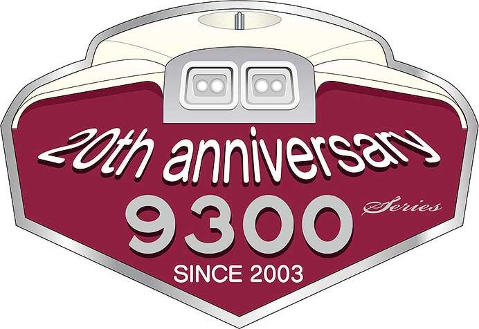 阪急，9300系誕生20周年記念グッズを発売