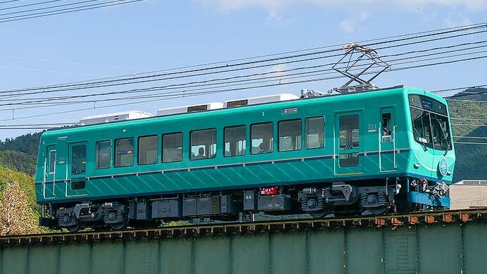 叡山電鉄でリニューアルされたデオ711の撮影会・貸切運転
