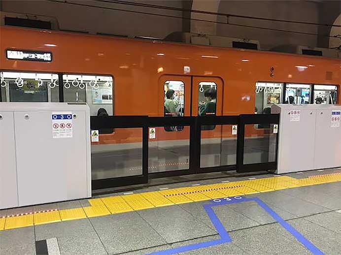 阪神，尼崎駅2番線ホームドアの供用を2月17日から開始
