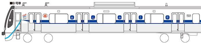 東急，新幹線デザインのラッピングトレインを3月4日から運転開始