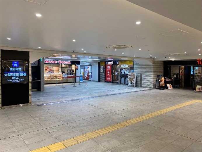 阪神，大阪梅田駅西改札店舗が3月12日に全面開業