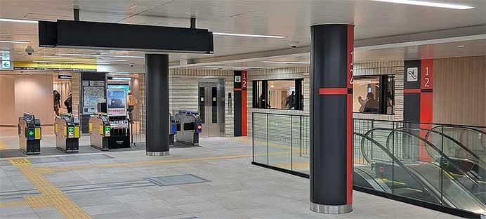 阪神，大阪梅田駅改良工事が3月16日に完了