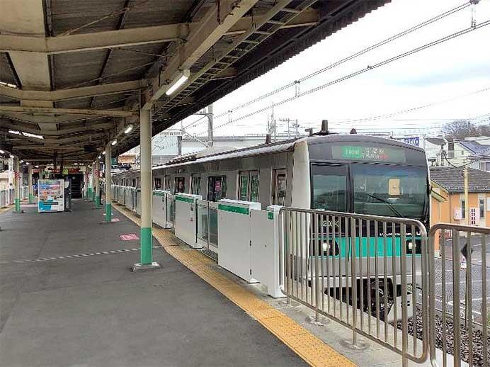 JR東日本，松戸駅 常磐線各駅停車ホームのホームドアの使用開始日を決定