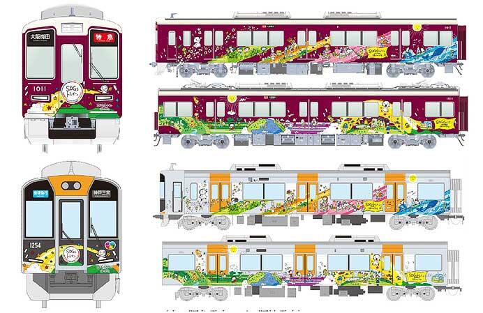 阪急・阪神，特別企画列車「SDGs トレイン」のデザインをリニューアル