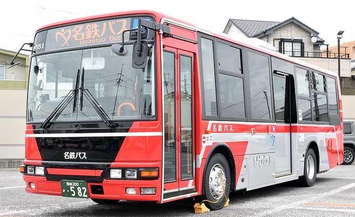 名鉄バス，創立20周年記念で名鉄9500系をイメージした特別塗装バスを運行
