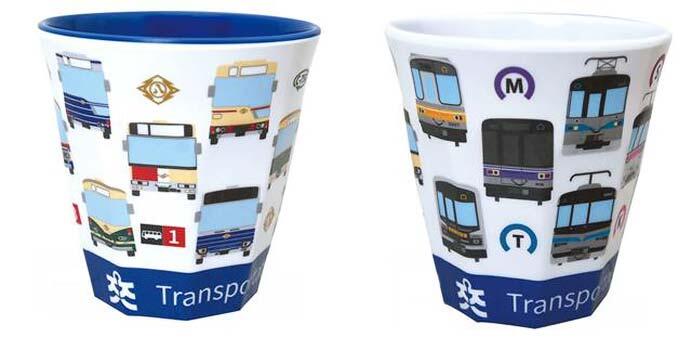 名古屋市交，「車両柄メラミンカップ」2種類を発売