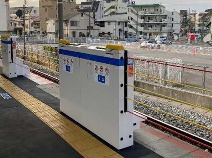 JR西日本，神戸駅3・4番のりばの昇降式ホーム柵と新今宮駅2・3番のりばの可動式ホーム柵の整備に着手