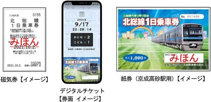 夏のお出かけきっぷ「北総線1日乗車券」発売