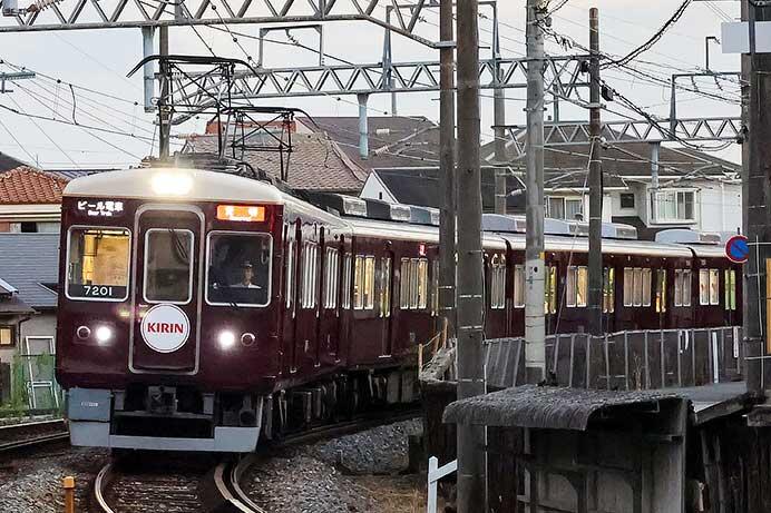 能勢電鉄で5年ぶりに「のせでんビール電車」運転