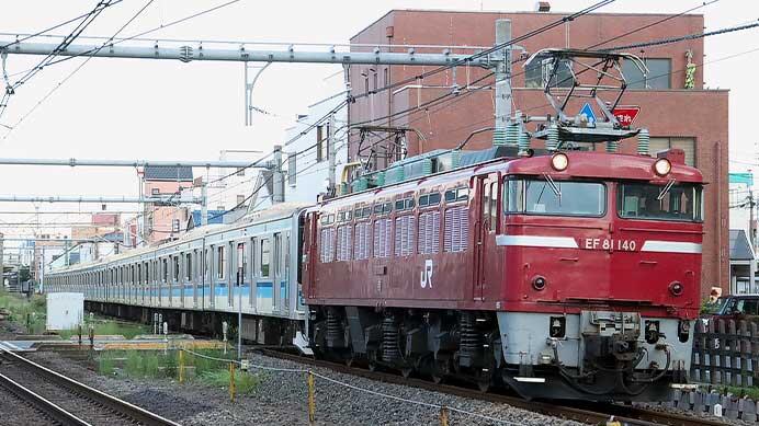 E231系800番代ミツK2編成が秋田総合車両センターへ