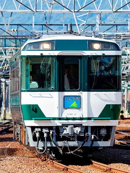 キハ185-17（復刻国鉄色）が特急“いしづち”の一部列車を代走