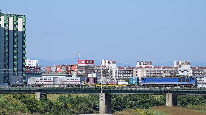 中央本線で「さわやかウォーキング」にともなう貨車の送り込み