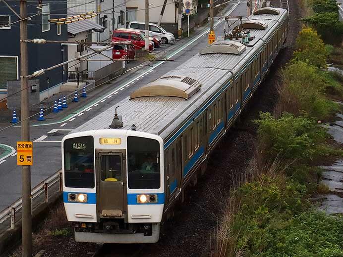 415系による臨時快速列車が運転される