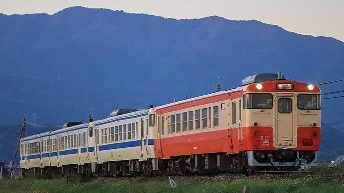 キハ40 8038が唐津線で営業運転