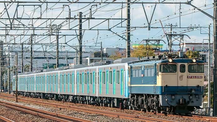 西武40000系48151編成が甲種輸送される