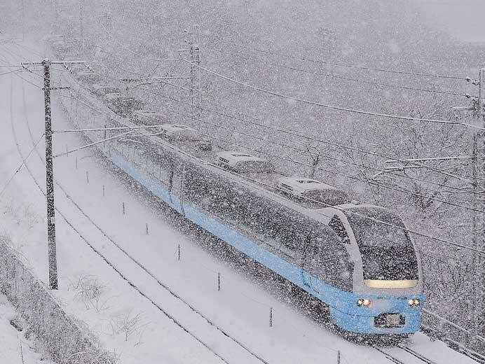  特急“水上”，E653系1000番代K71編成で運転