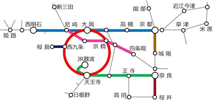 JR西日本，京阪神地区で大晦日深夜に臨時列車を運転