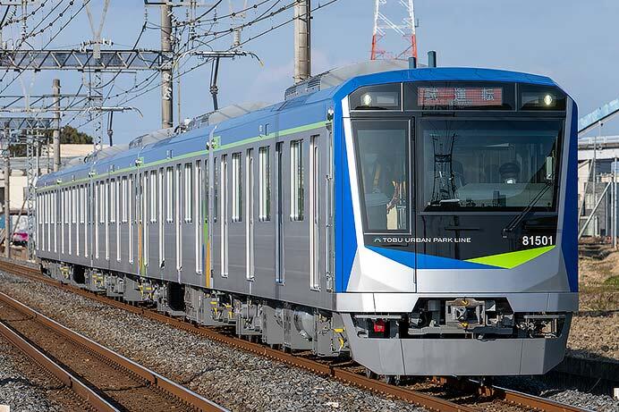 東武80000系が東武日光線内で試運転を実施