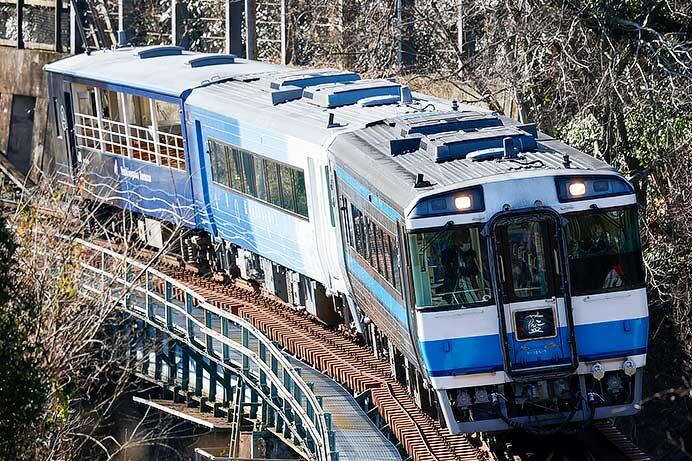 「藍よしのがわトロッコ」編成による団臨運転