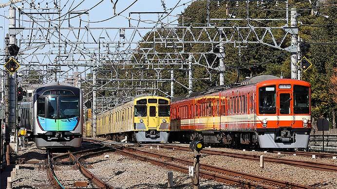 西武4000系4017編成が新宿線へ