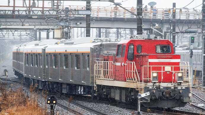 東急6020系6151編成が甲種輸送される