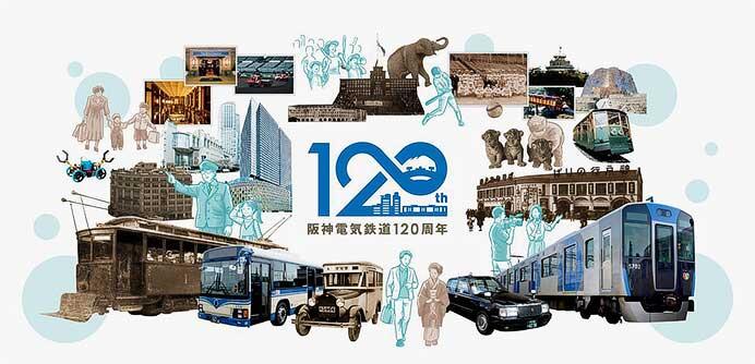 「阪神電気鉄道 開業120周年 特設サイト」を開設