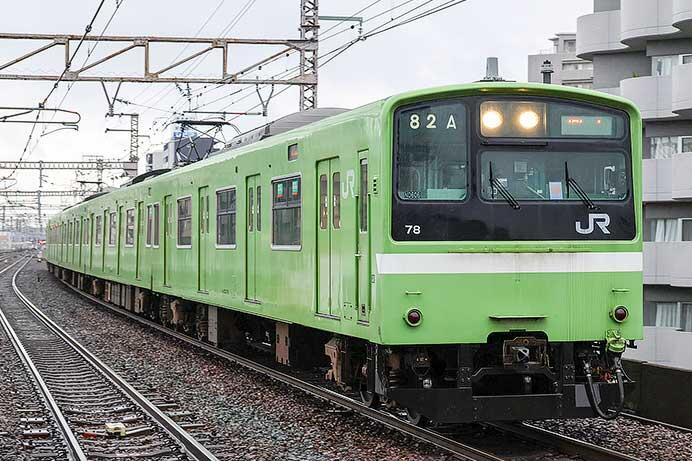 201系ND606編成が宮原へ