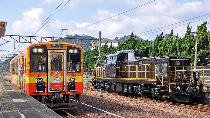 肥薩おれんじ鉄道でDD200-702による訓練運転