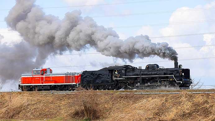 C57 180が磐越西線で試運転