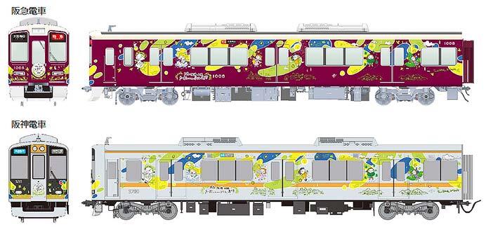 阪急・阪神，「カーボンニュートラル運行」開始にあわせたラッピング車両を運転