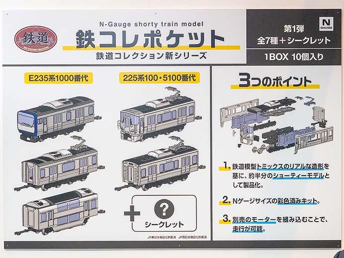 トミーテック,新シリーズ「鉄コレポケット」を発表