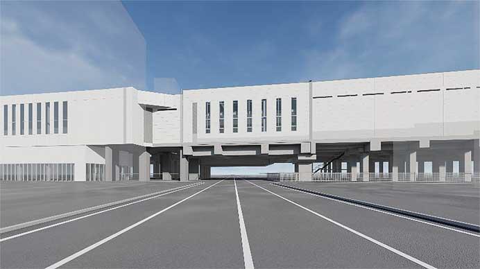 JRTT，北海道新幹線 札幌車両基地の壁面デザインを決定