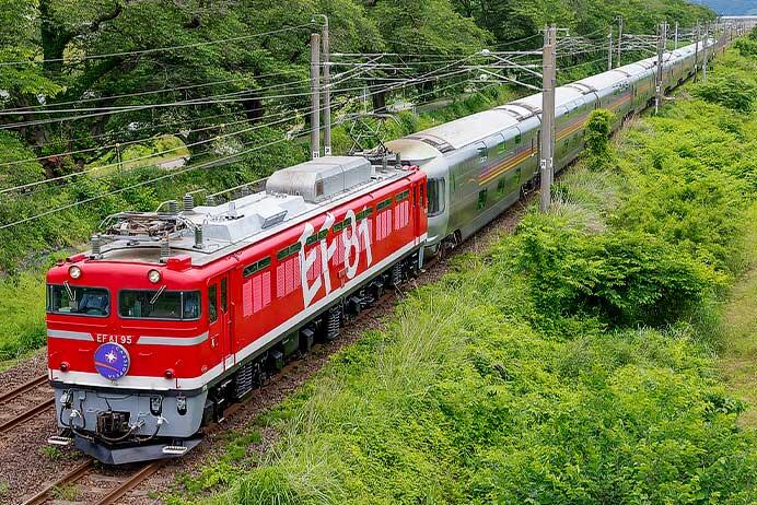 EF81 95が「カシオペア紀行 仙台行き」をけん引