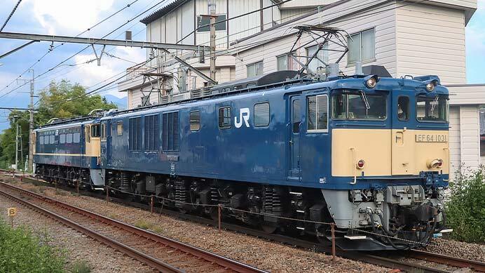 EF65 1115が長野総合車両センターへ