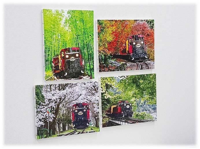 「嵯峨野トロッコ列車キャンバスアート(DE10-1104・SK客車)」発売