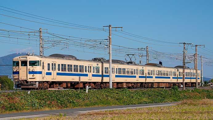 115系3000番代（瀬戸内色）による団体臨時列車運転